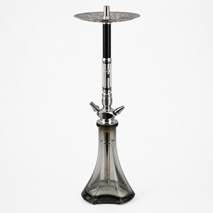 Juego de Cachimba Premium de Acero Inoxidable con Base de Vidrio, Difusor Ajustable, Pipa de Shisha para Salón, Bar, Uso Doméstico, OEM - Product Image 1