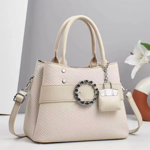 Women's Retro European-American Style PU Leather Shoulder Bag with Single <b>Zip</b> Closure Large Capacity Fashionable & Simple Design - Product Image 3