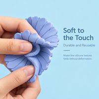 Couvre-tasse en silicone BEIZHUO en forme de tournesol, résistant à la chaleur, de qualité alimentaire, couvercle de tasse multicolore, anti-poussière et anti-fuite, double usage comme dessous de verre
