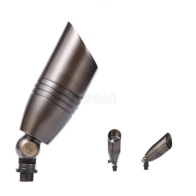 Waterproof IP65 5W led black casting aluminum accent spot spike garden lights Ready to Ship