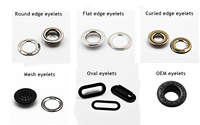 Fournitures de quincaillerie en gros 24 #   Œillets métalliques de 10 mm pour sacs à main et vêtements, œillets métalliques personnalisés