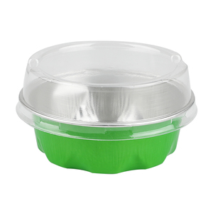 Boîte en aluminium de qualité <span class=keywords><strong>alimentaire</strong></span> jetable avec couvercle en plastique, capacité de 100 ml - Product Image 6