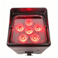 Soldes Exceptionnelles : Projecteur LED Par Can 6x18W RGBWA+UV 6-en-1 avec Télécommande DMX512 Sans Fil et Fonction Uplink, Idéal pour Mariages, DJ et Discothèques