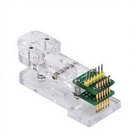 Klip Uji IC Pitch 2.00mm, Fixture Pemrograman, Probe Pogo Pin, Adaptor ISP Satu/Dua Baris, SOIC SOP