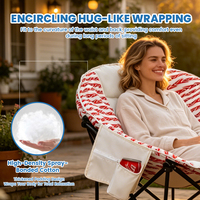 Chaise pliante élégante imprimée avec sac à logo, siège rembourré pour pique-nique en plein air, concert, cadeau promotionnel haut de gamme