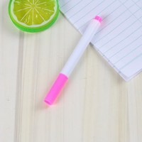 Stylo effaçable à l'eau pour tableau blanc, coloré, pour étudiants, dessin, encre rechargeable, marqueur à pointe fine pour bureau