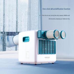 เครื่องปรับอากาศแบบพกพา 100W สำหรับรถยนต์ ใช้งานกลางแจ้ง ตู้เย็นพลาสติกเคลื่อนที่ สำหรับรถบรรทุก โรงงาน บ้าน - Product Image 1