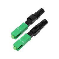 Connecteur rapide à fibre optique monomode à faible perte SC APC Fibra