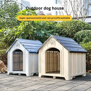 Casa para Perros Grande, de Plástico, Ecológica, para Exteriores, con Diseño Nuevo, Personalizable, con Función de Limpieza Extraíble, Patrón Sólido, Universal para las Cuatro Estaciones - Product Image 5