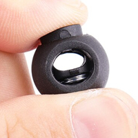 Kunststoff-Kordelstopper 8mm Federbelastet für Zugschnurbeutel Maßgefertigte Kunststoff-Federkordelstopper Hochbelastbare Kordelverschlüsse