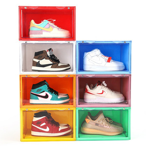 Caja <span class=keywords><strong>de</strong></span> <span class=keywords><strong>zapatos</strong></span> acrílica transparente, contenedor <span class=keywords><strong>de</strong></span> almacenamiento <span class=keywords><strong>de</strong></span> <span class=keywords><strong>plástico</strong></span> - Product Image 4