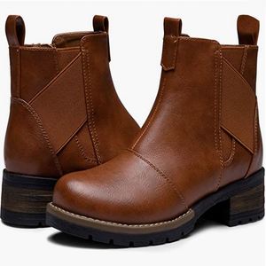 Ventes chaudes, bottes en cuir véritable confortables, nouvelle mode, résistantes à l'usure, pour femmes - Product Image 2