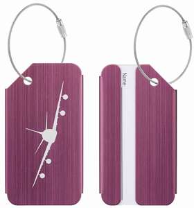 Étiquettes de bagages personnalisées imprimées en gros à prix d'usine, étiquettes d'identification durables et imperméables pour événements promotionnels et voyages d'affaires - Product Image 2