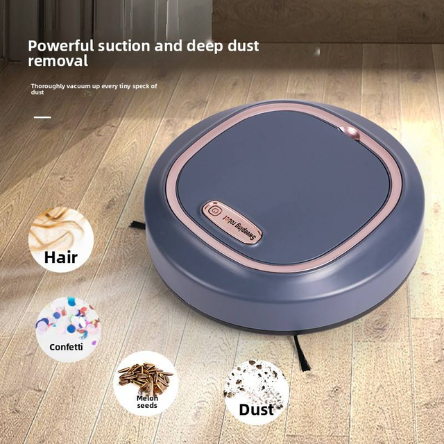 2026 Factory Automatic Robotic Sweeper Smart Mini Householdre Chargeable Robot Vacuum Cleaner