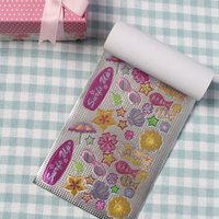 Livre d'autocollants Aloha Girl de 328 pièces, autocollants tropicaux de plage, de surf et de fleurs pour l'artisanat, le scrapbooking et la décoration estivale