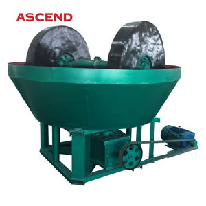 Molino de sartén húmeda, máquina de <span class=keywords><strong>tahona</strong></span> con 3 rodillos para equipo de minería de roca dorada - Product Image 5