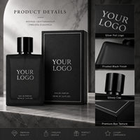 Parfum pour homme LF Custom Dubai, Cologne longue tenue, Eau de Parfum, flacon en verre, coffret cadeau, emballage personnalisé avec logo.