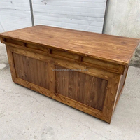 Table de buffet pliante rectangulaire en bois pour mariage, fête ou banquet - Vente chaude