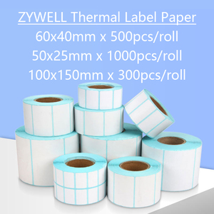 Chất lượng cao Nhãn dán nhãn cuộn giấy nhãn in 60x40 mét nhiệt mã vạch nhãn cuộn giấy - Product Image 2