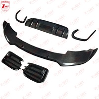 Z-ART Carbon-Faser Aerokit Tuning-Karosserie-Kit Frontspoiler Heckdiffusor für BMW X4 F26 2014-2018