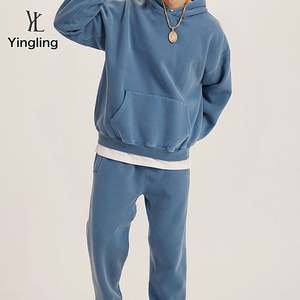 Yingling เสื้อฮู้ดผู้ชายไซส์ใหญ่ซักได้ไซส์ใหญ่พิเศษ - Product Image 3