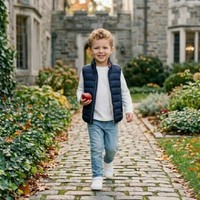 Gilet isolant essentiel pour garçons, prêt pour toutes les conditions météorologiques, confort et style pour les activités quotidiennes, confort avant tout, prix d'usine, matériau léger