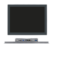 PC industriel HMI sans ventilateur 4:3, écran tactile, tout-en-un, pour les soins de santé intelligents, intégré avec RS232 RS485