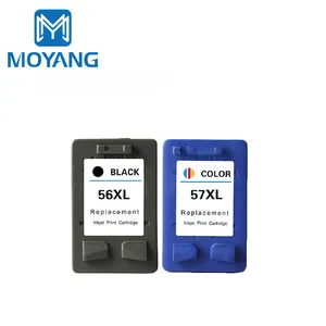 MoYang compatible Pour hp56 hp57 56XL 57XL cartouches d'encre utilisée pour hp 56 57 7150/7155/7550/7660/7760/4255/4256/5510/5609 imprimante