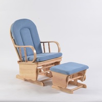 Chambre salon rembourré bleu canapé inclinable fauteuil momie allaitement bébé chaise berçante en vrac