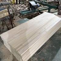 High Quality Dry Paulownia Wood Board Solid Paulownia Timber Board