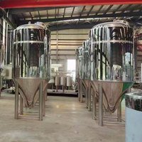 Cuve de fermentation de bière en acier inoxydable de 5000L 10000L, fermentateur à température contrôlée, silo de stockage à vendre