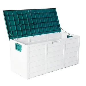Vertak Outdoor 300L Kunststoff wasserdicht abschließbarer Behälter Garten Aufbewahrung sbox