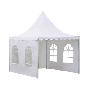 Tonnelle métallique personnalisée pour extérieur, style moderne et épuré, grande taille, pour expositions et événements commerciaux, avec poteaux épaissis et forme de <span class=keywords><strong>spire</strong></span> - Product Image 4