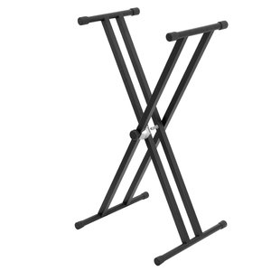 Soporte de Teclado de 2 Niveles Resistente, Diseño Ajustable en Forma de X Doble, Soporte Duradero para Instrumentos Musicales de Fagot, Teclados y MIDI - Product Image 4