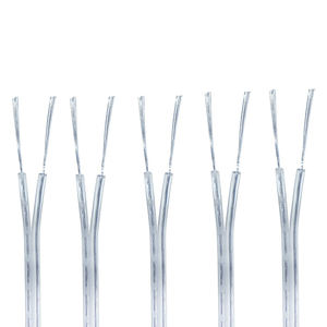 Op maat gemaakte UL2468 transparante elektrische draad, 2-aderig, PVC-geïsoleerd, DC-stroom, transparante kabelrol - Product Image 5