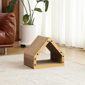 <span class=keywords><strong>Griffoir</strong></span> pour chat pliable de style moderne en gros, 6 côtés, en <span class=keywords><strong>carton</strong></span> <span class=keywords><strong>ondulé</strong></span> triangulaire, grattoir pour chat en <span class=keywords><strong>carton</strong></span> <span class=keywords><strong>ondulé</strong></span> - Product Image 4
