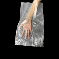Sacs en plastique transparents en PEHD de qualité alimentaire OEM, étanches, à ouverture plate, pour le stockage d'eau potable, avec marquage à chaud personnalisable