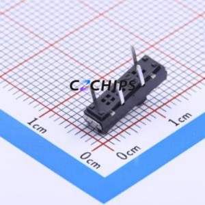 K3-1336D-F1 Slide Switch Through hole Component (THT) Switch Single Pole Three Throw Rectangle Pin Header PC Pin 13mm - Product Image 2