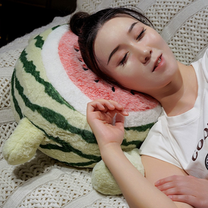Almohada de Peluche de Sandía Estilo <span class=keywords><strong>TikTok</strong></span>, Linda y Veraniega, para Dormitorio de Niñas, Ideal para Dormir, Regalo Perfecto para las Fiestas - Product Image 5