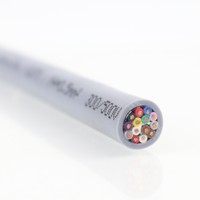 Câbles de données en cuivre isolés en PVC pour équipements de contrôle électronique et automatisation industrielle 300V/300V