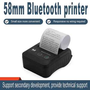 Mini Impresora Térmica Portátil de 2 Pulgadas para Recibos y Códigos de Barras, Impresora Móvil Inalámbrica Bluetooth Económica y Práctica - Product Image 3