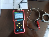 ET3142B termometer genggam presisi tinggi, pengukur suhu saluran ganda Pt100 tahan panas