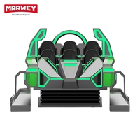 Máquina de Videojuegos de Realidad Virtual Marwey, Máquina de Juegos de Conducción de 6 Plazas, Cine de Movimiento 9D VR, Simulador de Nave Espacial