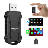 Adaptateur CarPlay sans fil 2025 Nouvelle Arrivée pour & Android Auto 4K HDR Télécommande vocale & Google Assistant Ai Box K83