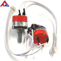 Fanrui B100K B500K 10K 20% Dimming Potentiometer with Rotary 24mm RK24 Series DPST Metals & Plastics