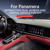 Auto Upgrade Zubehör Kits Android Interactive Dual Screen Sattel Schalt griff Stoppuhr für Porsche Panamera 2010-2016