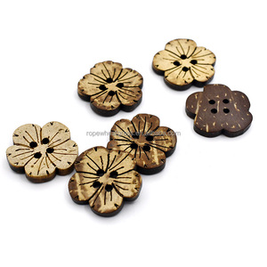 Wooden <strong>Buttons</strong> <strong>Mixed</strong> <strong>Colors</strong> Coconut Shell Wood Handmade Ornament <strong>Buttons</strong> for Sewing <strong>Decorations</strong> DIY - Product Image 6