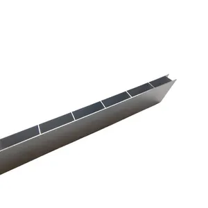 Profilo di estrusione in alluminio personalizzato di grandi dimensioni produttore 6061 6063 profilo in alluminio sottile