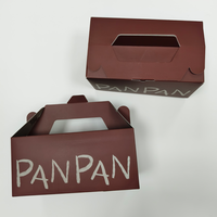 Boîte cadeau en carton recyclable avec logo imprimé personnalisé, poignée, fermeture magnétique, pliable, pour cosmétiques, gâteaux, desserts, impression couleur UV