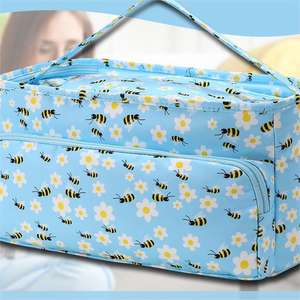 Populaire petite taille <span class=keywords><strong>vide</strong></span> tricot carré sac de rangement outil de tricot couture modèle sac à main bricolage outil sac de rangement - Product Image 2